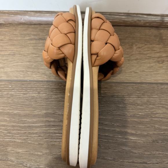 Steve Madden Women's Paislee Slides Camel Size 6 Braided Finish Summer - Picture 9 of 10